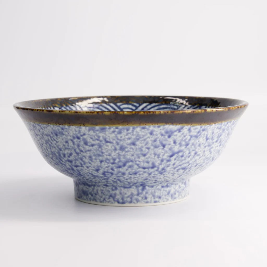 Aisai Seigaiha Ramen Bowl 21.5x9cm 1300ml - Image 3