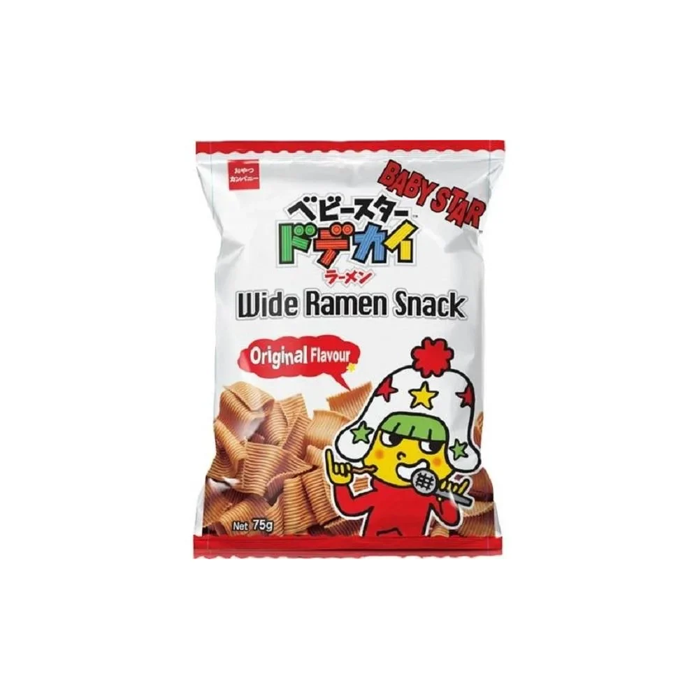 Baby Star Wide Ramen Snack Original FLV 75G