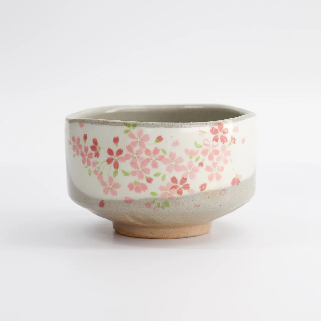 Craft Matcha Bowl 12x7.7cm 600ml Sakura Grey - Image 3