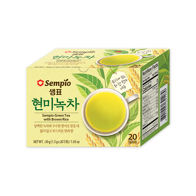 Green Tea with Brown Rice (Tea Bags) 30G