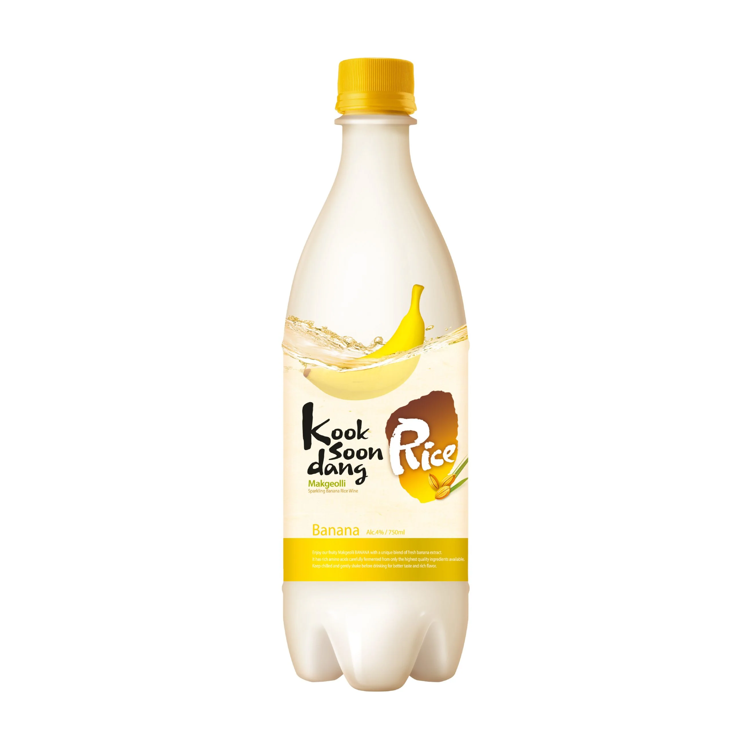 Rice Wine Banana Flavor [Makkeolli] 750ML 4%