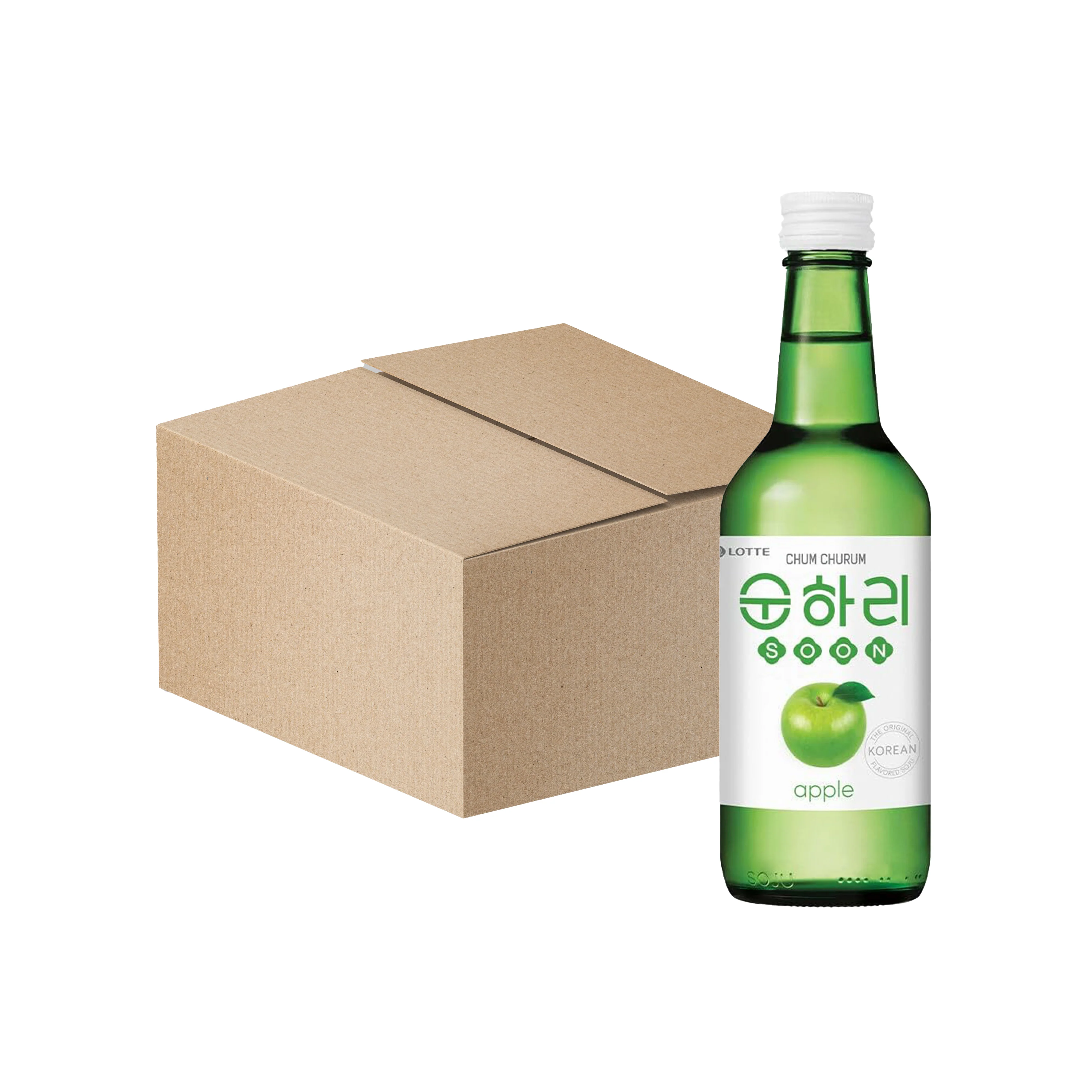Soonhari Soju Apple 350ML 12% - Image 2