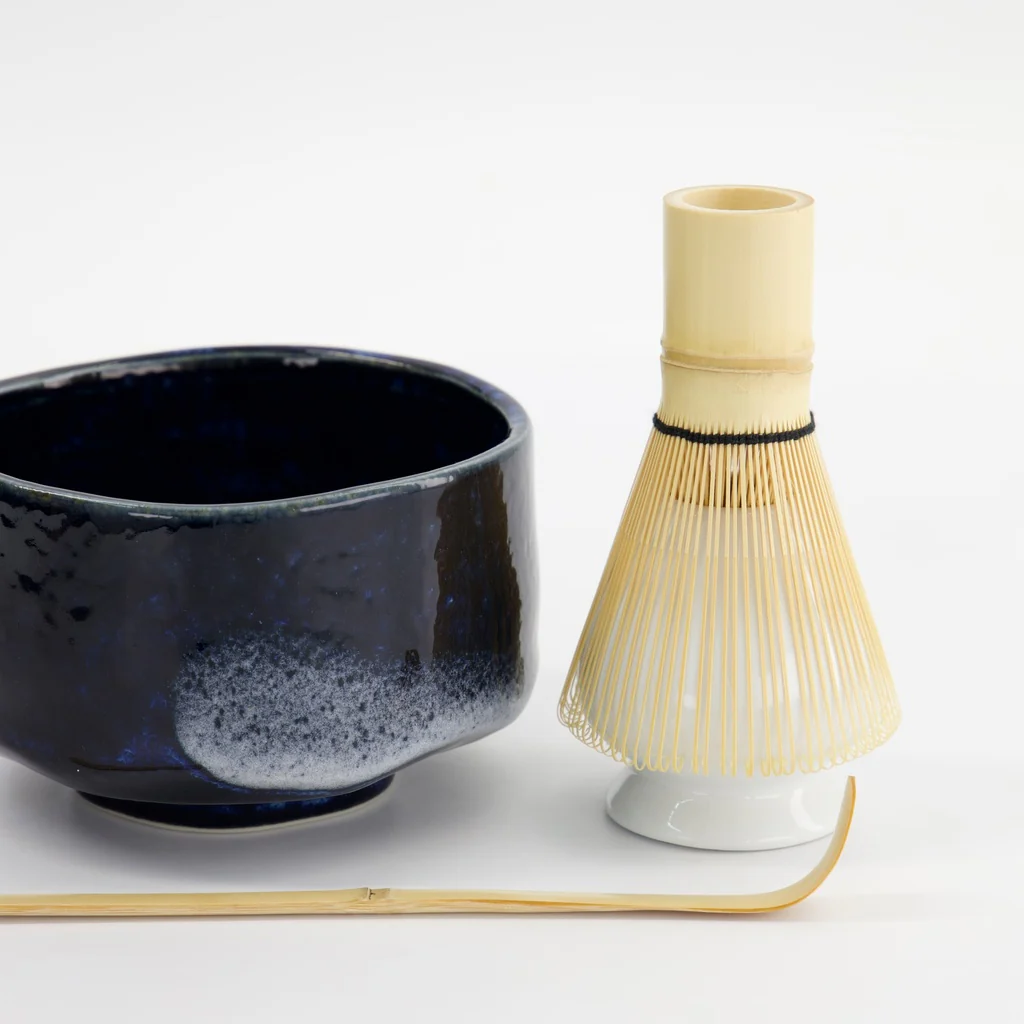 Matcha Giftset Blue Brush 12x7.5cm 4pcs - Image 4
