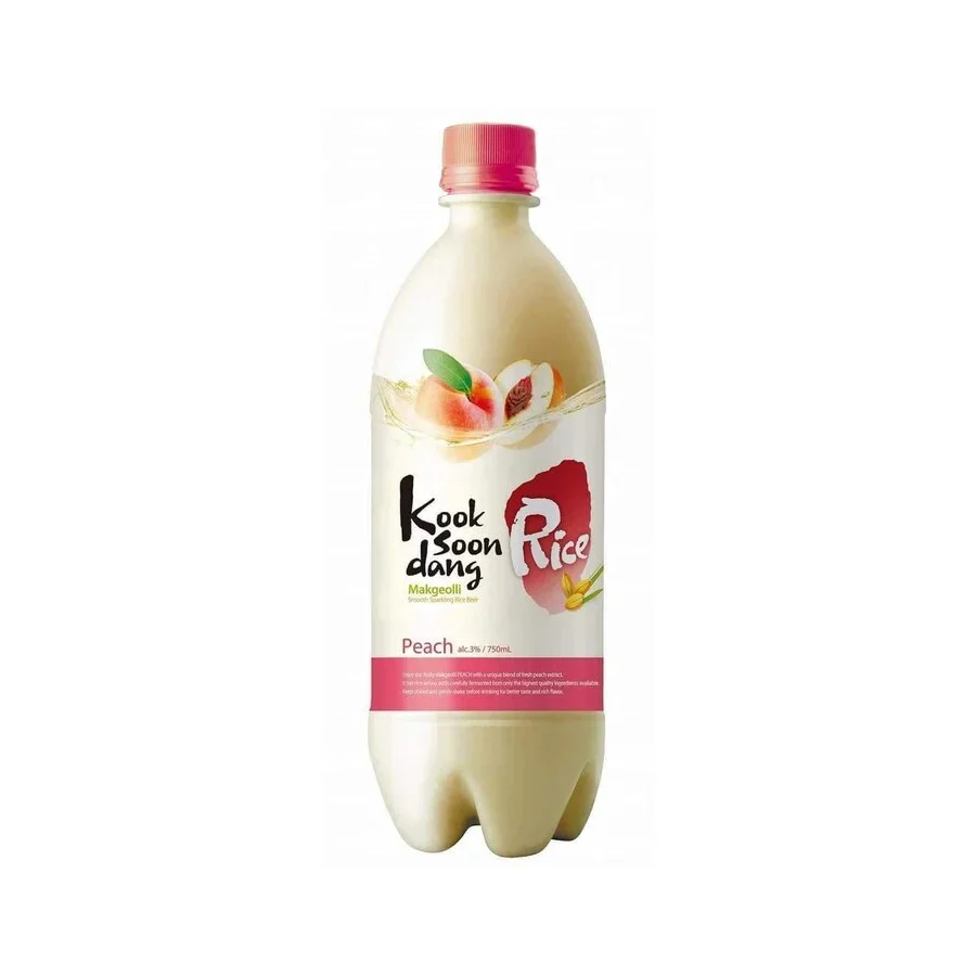 Rice Wine Peach Flavor [Makkeolli] 750ML 3%
